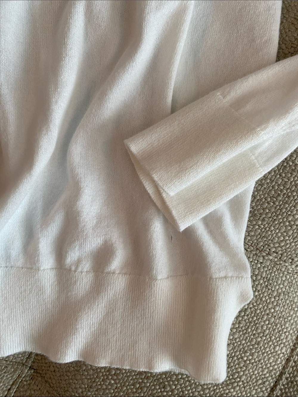 LOFT White Lightweight Cardigan - Picture 3 of 7